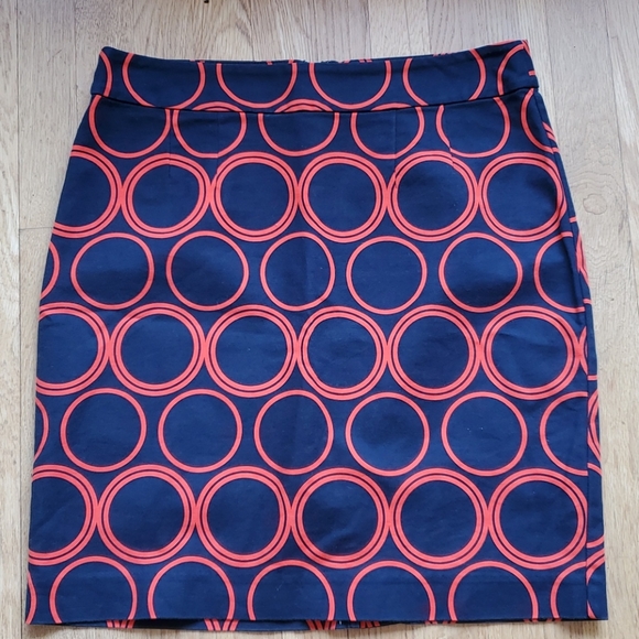 Banana Republic geometric circles skirt 10 - Picture 1 of 5
